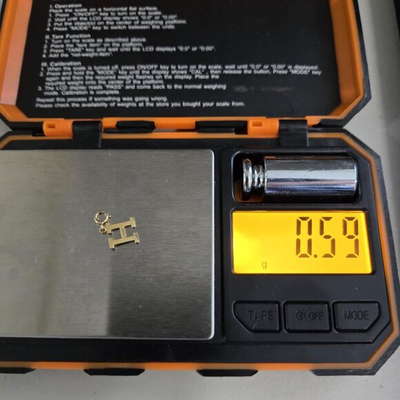 Detachable letter pendant - Letter H - Picture 3 of 14